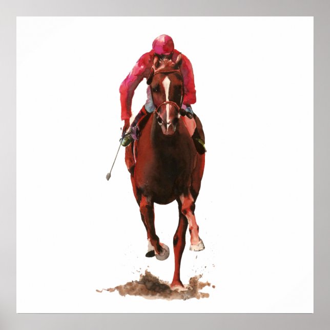 Póster Caballo para las paredes (Frente)