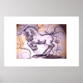 Póster Caballo pesado