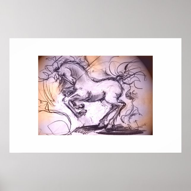 Póster Caballo pesado (Frente)