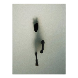 Póster Caballo Rompiendo a Través de la Niebla - Arte Abs