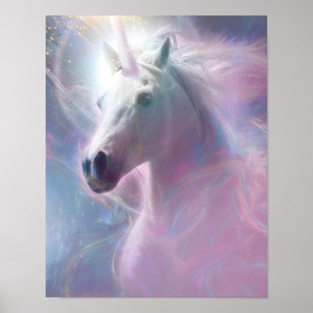 Póster Caballo Unicornio SHAFIRE (Frente)