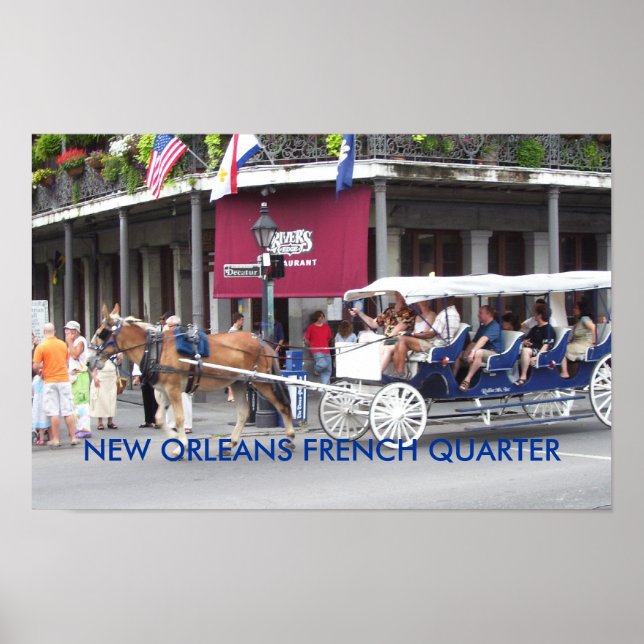 Póster Caballo y Carruaje (Frente)