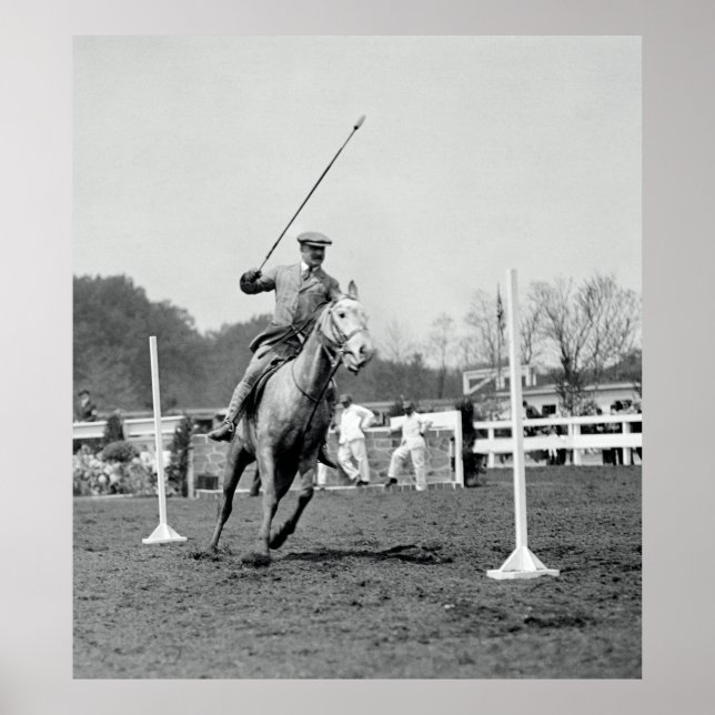 Póster Caballo y jinete en Show 1911 (Frente)