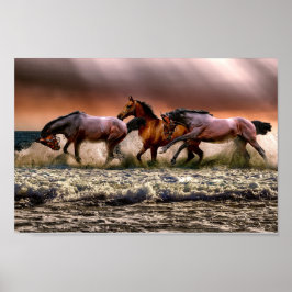 Póster Caballos