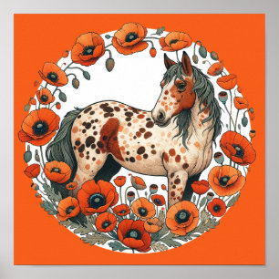 Póster Caballos Appy Appy Appy Appaloosa