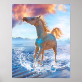 Póster Caballos árabes de la ISLA STELLAR #1
