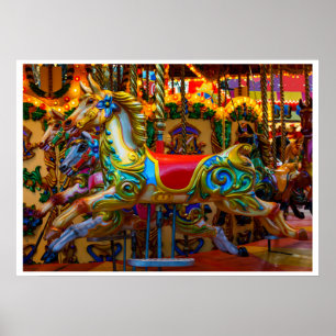Póster Caballos de carrusel - SRF