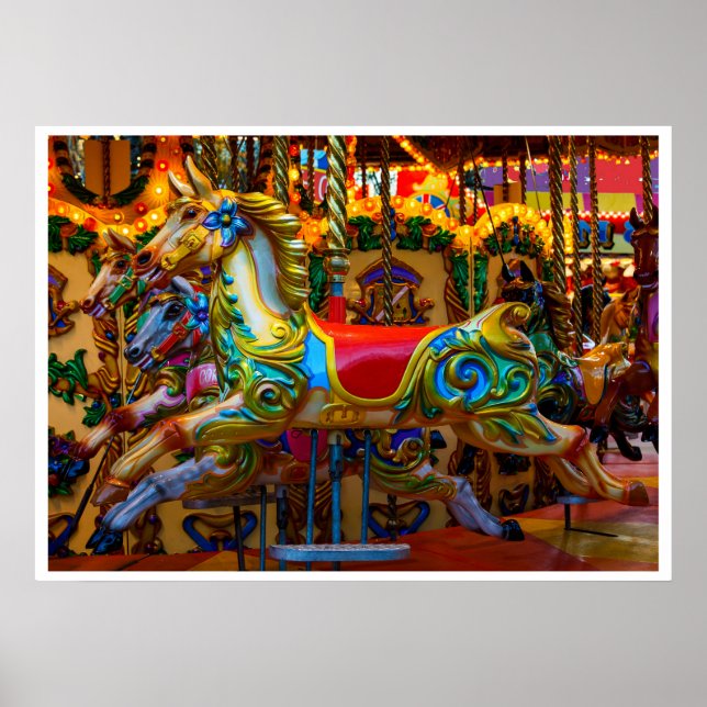 Póster Caballos de carrusel - SRF (Frente)