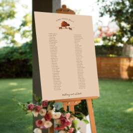 Póster Caballos de encino de la valla de la carrera