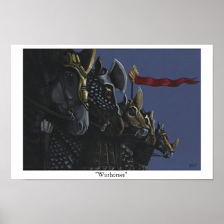 Póster Caballos de guerra
