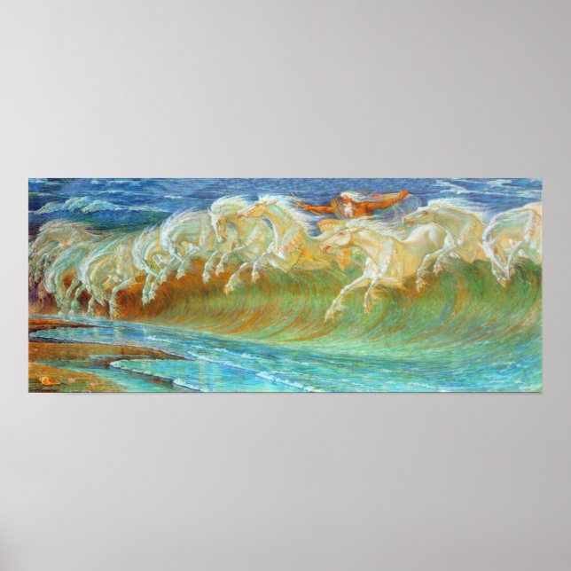 Póster Caballos de Neptuno (Frente)