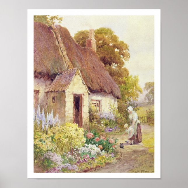 Póster Cabaña de campo (Frente)