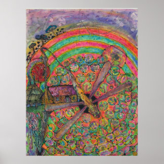 Póster cabaña de dragón