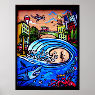 Póster cabaña de la resaca