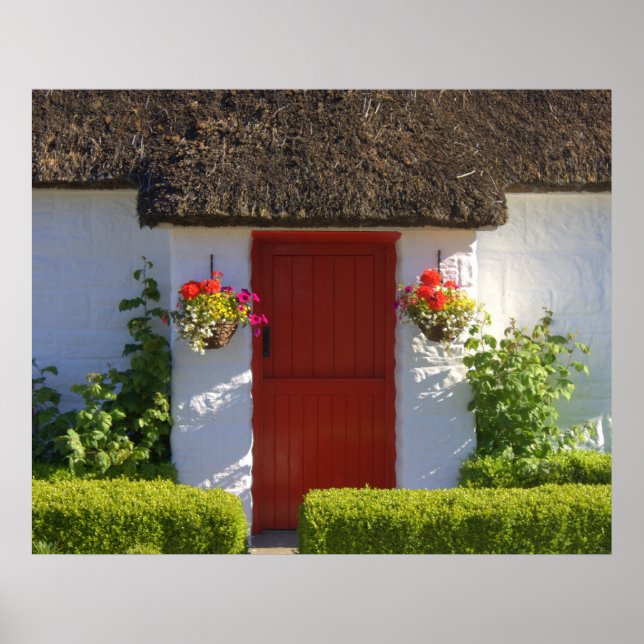 Póster Cabaña de paja (Frente)