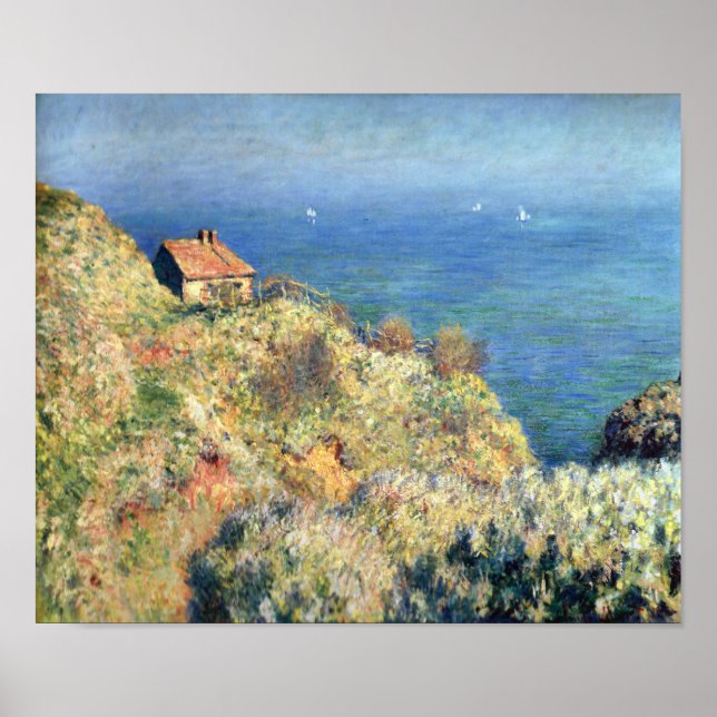 Póster Cabaña de pescadores en Varengeville por Monet Pri (Frente)