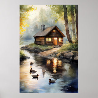 Póster Cabaña en el río 2