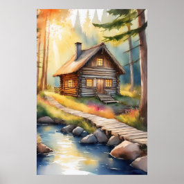 Póster Cabaña en el río 3
