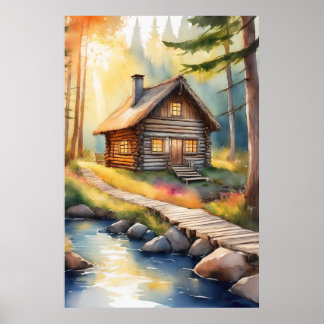 Póster Cabaña en el río 3