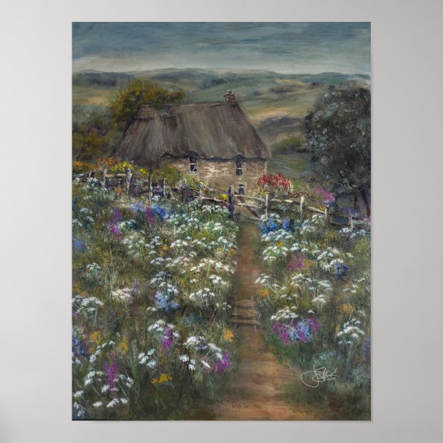 Póster Cabaña en la ladera (Frente)