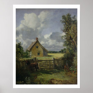 Póster Cabaña en un campo de maíz, 1833