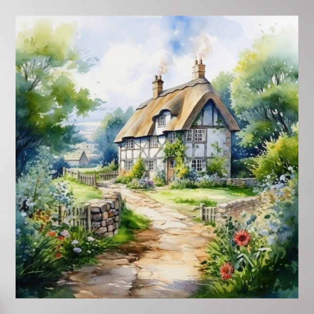 Póster Cabaña inglesa (Frente)