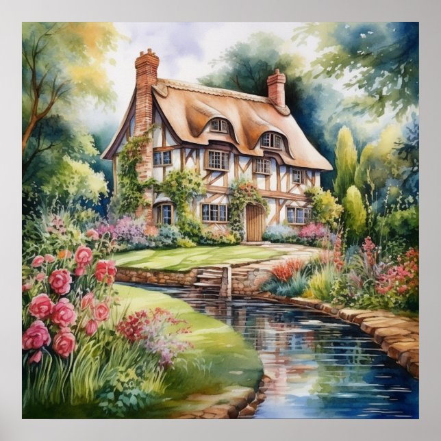 Póster Cabaña inglesa (Frente)