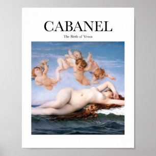 Póster Cabanel - El nacimiento de Venus