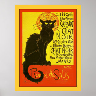 Póster Cabaret du Chat Noir ~ Publicidad de época