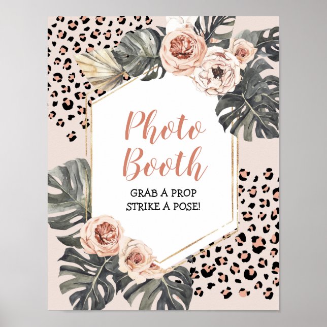 Póster Cabecera fotográfica de cumpleaños del Chica de im (Frente)