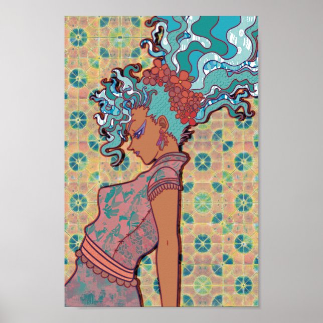 Póster Cabello de afluencia (Frente)