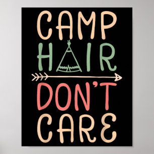 Póster Cabello de campamento no le importa a los Campeone