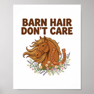 Póster Cabello de Granero, No Importa — Cabeza de Caballo