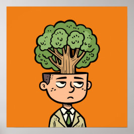 Póster Cabeza de árbol