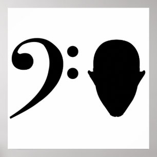 Póster Cabeza de Bass