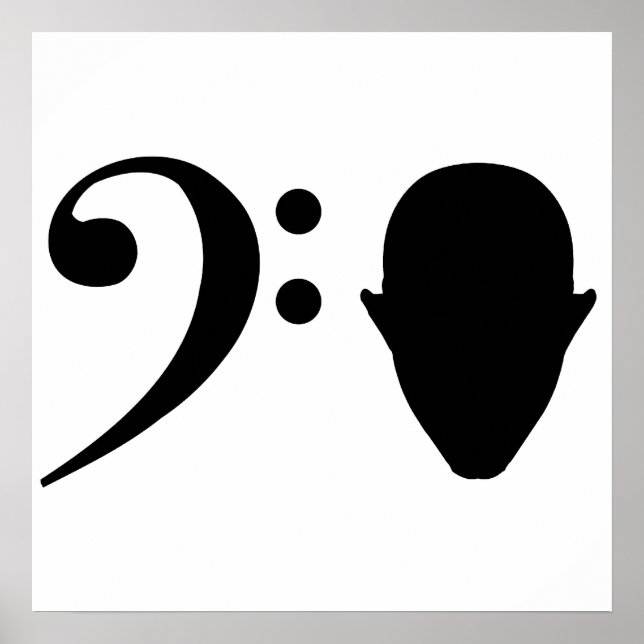 Póster Cabeza de Bass (Frente)