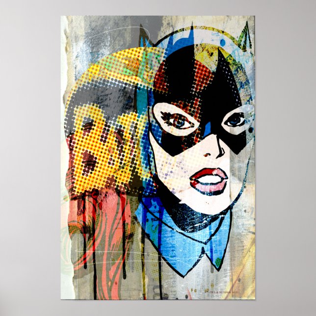 Póster Cabeza de Batgirl (Frente)