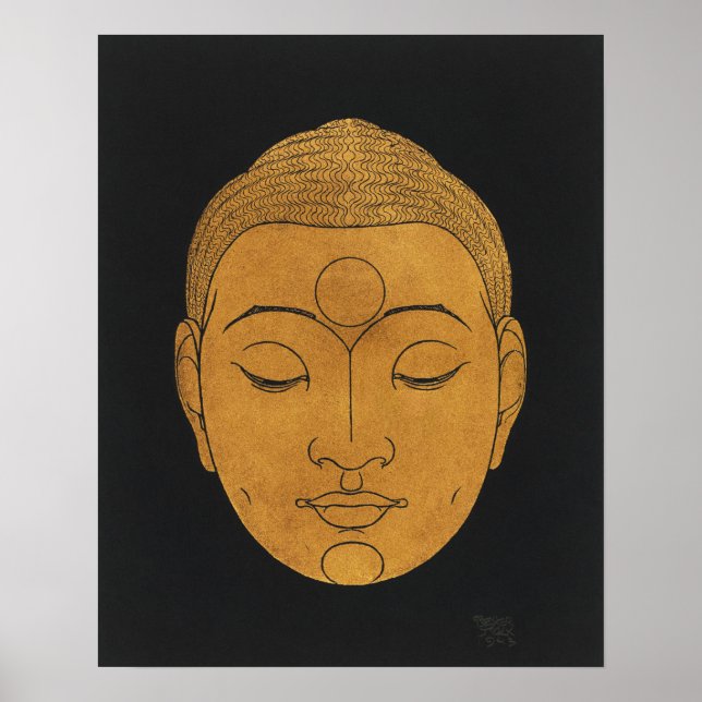 Póster Cabeza de Buda (1943) (Frente)