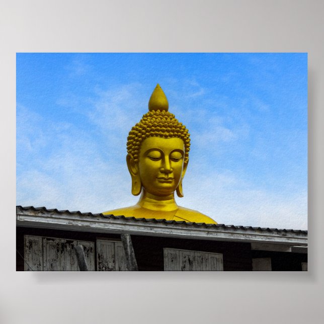 Póster Cabeza de Buda en Bangkok (Frente)