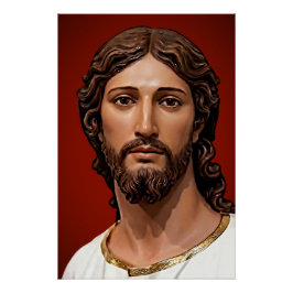 Póster Cabeza de Cristo por Mark Edward Westerfield según