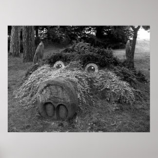 Póster Cabeza de Hogs, Parque Bute, Cardiff