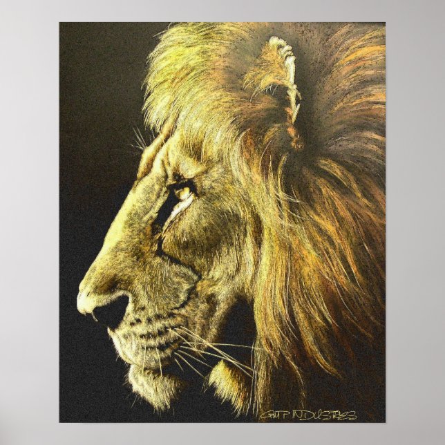 Póster Cabeza de león (Frente)