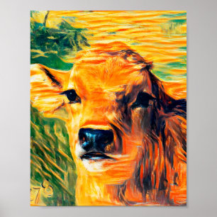 Póster Cabeza de ternera