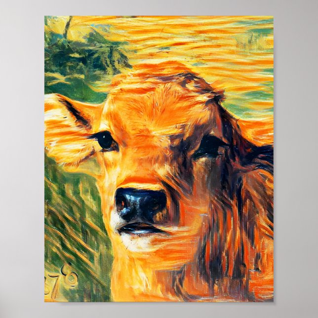 Póster Cabeza de ternera (Frente)