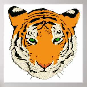 PÓSTER CABEZA DE TIGRE