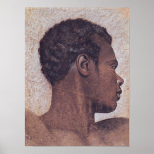 Póster Cabeza de un negro