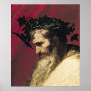 Póster Cabeza de un viejo hombre