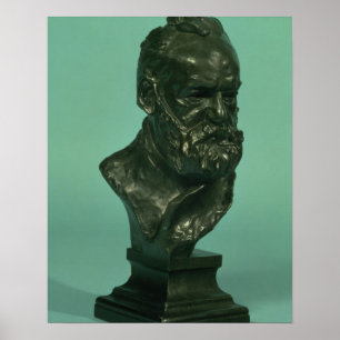 Póster Cabeza del retrato de Victor Hugo (1802-85)