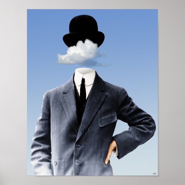 Póster "Cabeza En Las Nubes" (Frente)