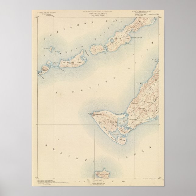 Póster Cabeza gay, Massachusetts (Frente)